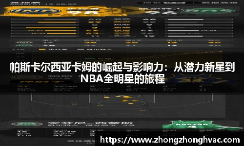 帕斯卡尔西亚卡姆的崛起与影响力：从潜力新星到NBA全明星的旅程